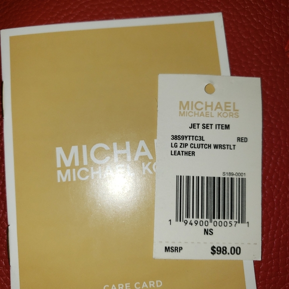 MICHEAL KORS JET SET CLUTCH - Picture 6 of 9